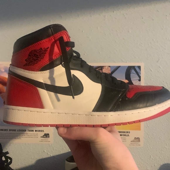 Jordan 1 Bread Toe